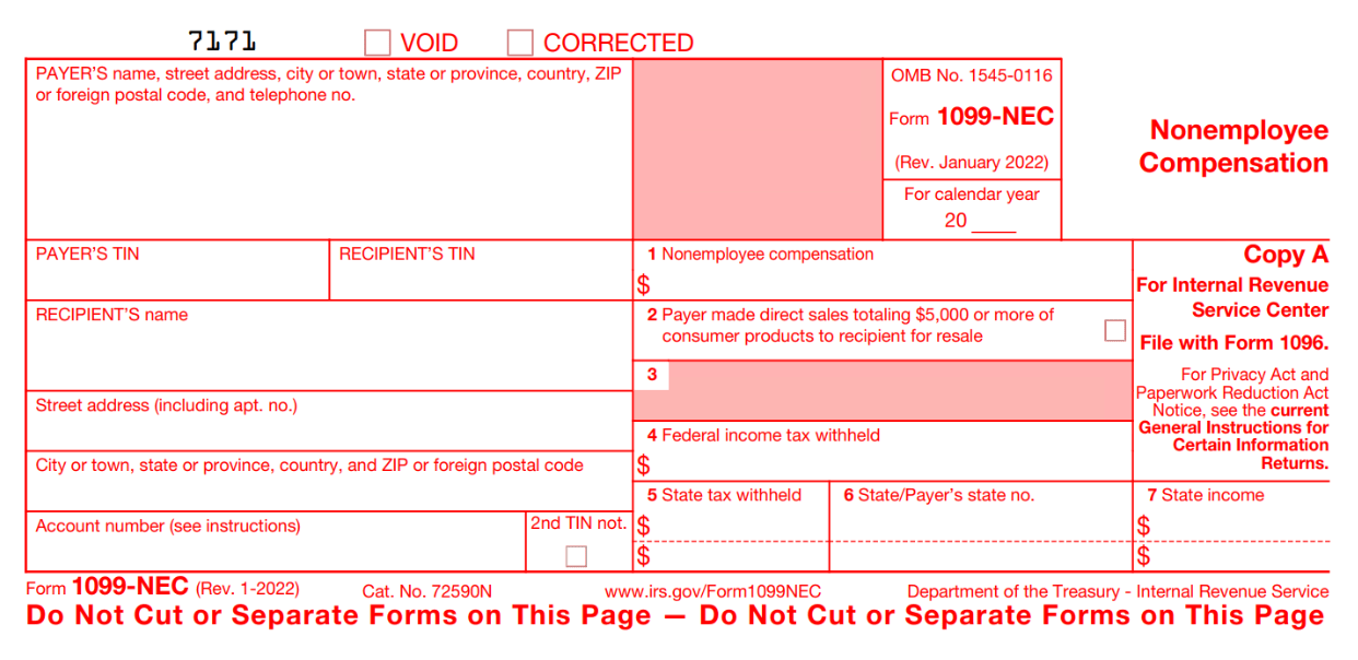 5 Easy Steps to File 1099s with QuickBooks Online 5 Form 7171