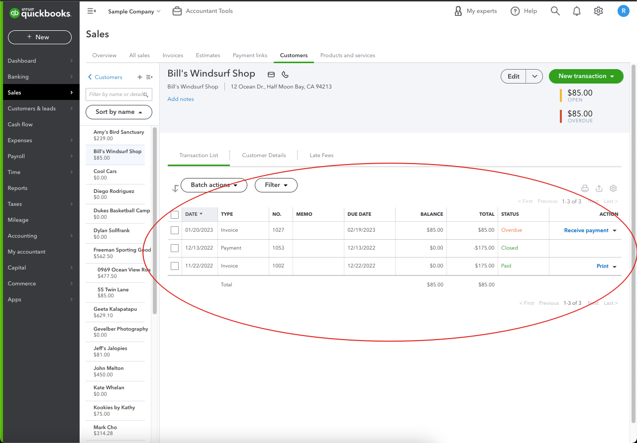 Simple Effective 5 Step Bookkeeping Setup 16 Record Invoices Apply Payments and Match Deposits Recording of payments against invoices