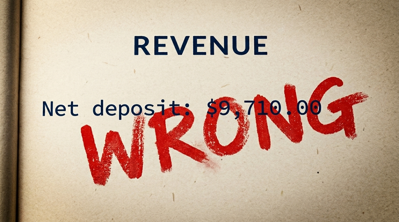 Topic 1 The Diagnostic Hook & Net Deposit Error