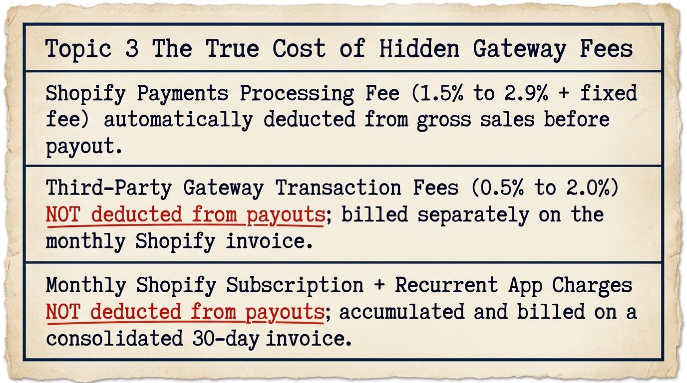 Topic 3 The True Cost of Hidden Gateway Fees