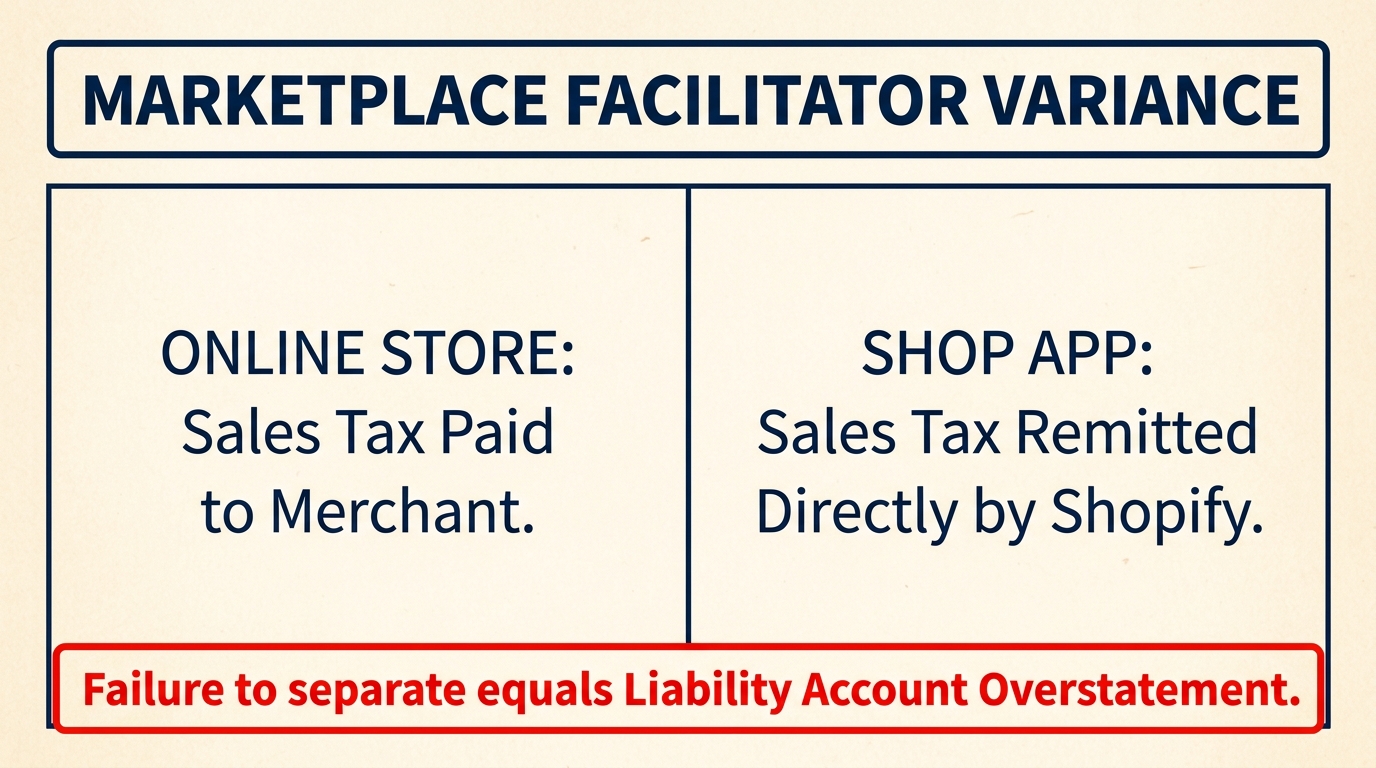 Topic 6 The Shop App Sales Tax Variance