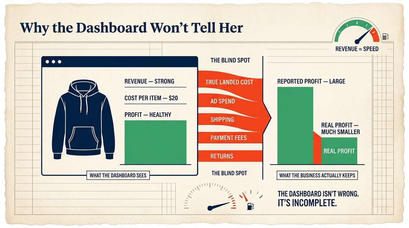 8 why the dashboard won't tell her